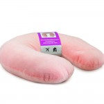 VIAGGI Feather Soft Microfibre Travel Neck Pillow - Light Pink
